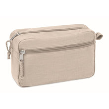 Carica l&#39;immagine nel visualizzatore di Gallery, NAIMA COSMETIC - Beige - BORSE E VIAGGIO - Midocean - Bags &amp; Travel, Cosmetic / Beauty Ca, Portacosmetici In 100% Canapa Mo6165