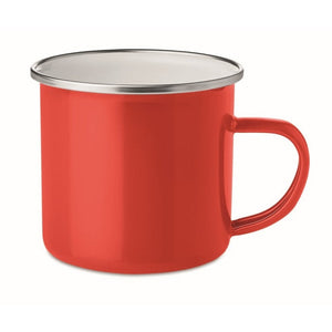 PLATEADO - rosso - CASA E VIVERE - Midocean - Home & Living, Tazza In Metallo Smaltata Mo9756, Thermo