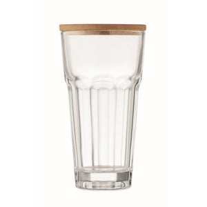 SEMPRE - Trasparente - CASA E VIVERE - Midocean - Bicchiere Con Tappo In Bamboo Mo6452, Glasses, Home & Living